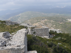 The ancient wall of Pithagorion. The ancient wall of Pithagorion