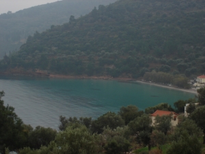 Kerveli beach on the eastside of Samos. Kerveli beach on the eastside of Samos