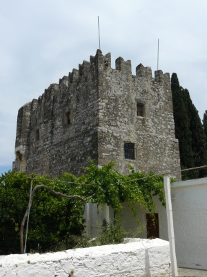 The tower of Sarakinis in Pithagorio. The tower of Sarakinis in Pithagorio