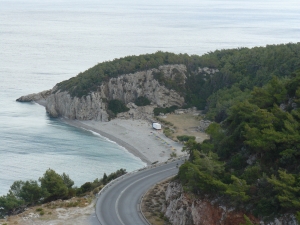 Tsabou beach on the northside of Samos. Tsabou beach on the northside of Samos